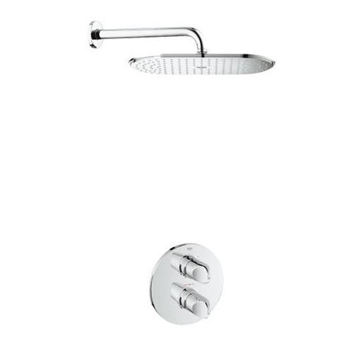 Grohe Veris Rainshower Solution Pack 3 with Anti-Limescale System - Unbeatable Bathrooms