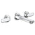 Grohe Veris1/2 Inch Small Size Three Hole Basin Mixer - Unbeatable Bathrooms