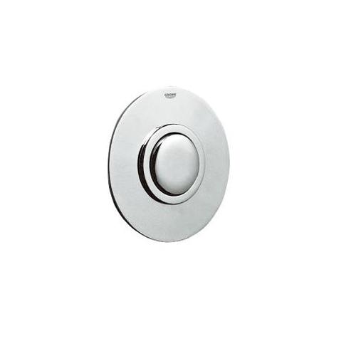 Grohe White Push Button with Escutcheon Air Button - Unbeatable Bathrooms