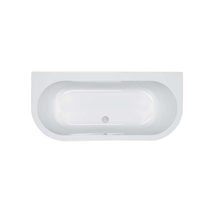 Carron Halcyon D 1750X800mm One Piece Panel Carronite - White - Unbeatable Bathrooms