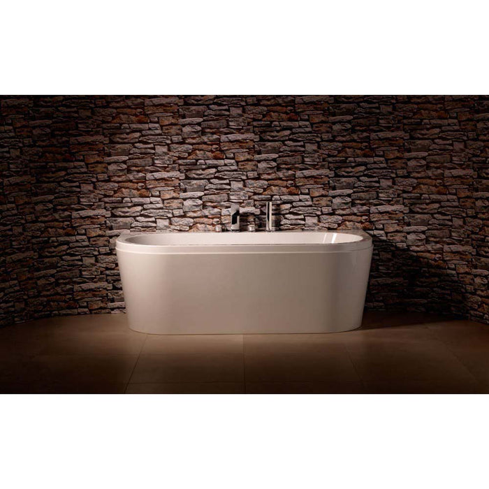 Carron Halcyon D 1750X800mm One Piece Panel Carronite - White - Unbeatable Bathrooms