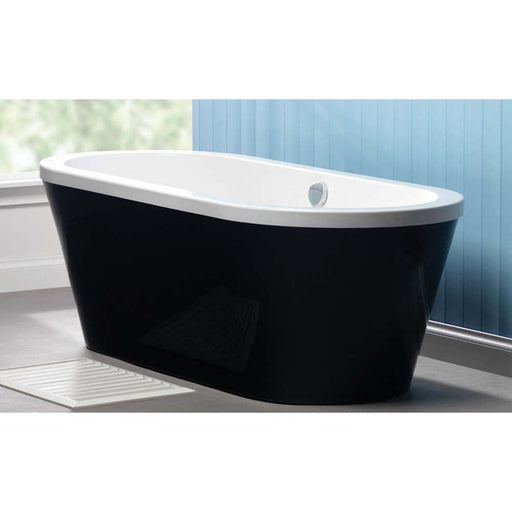 Carron Halcyon 1750mm x 800mm Carronite Oval Bath with Inset Option - White - Unbeatable Bathrooms