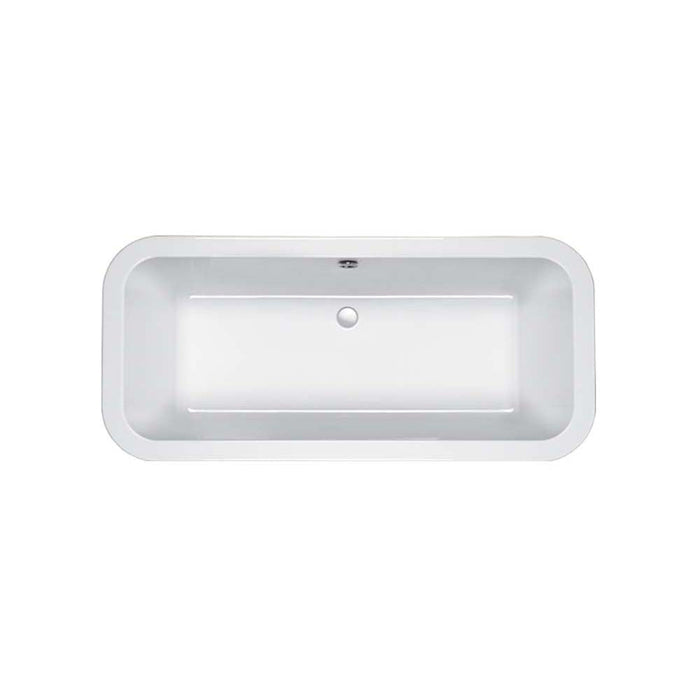 Carron Halcyon D 1750X800mm One Piece Panel Carronite - White - Unbeatable Bathrooms