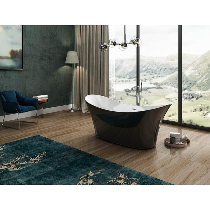 Charlotte Edwards Harrow 1700 x 700mm Slim-Edged Freestanding Bath - Unbeatable Bathrooms