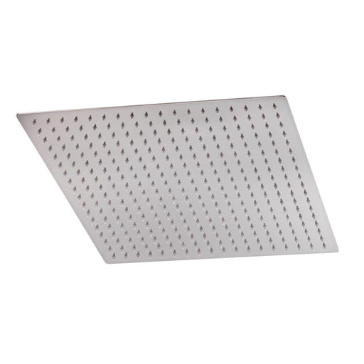 Hudson Reed Slim Stainless Steel Square Fixed Head - Unbeatable Bathrooms
