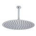 Hudson Reed Round Sainless Steel Shower Head 40cm & Arm - Unbeatable Bathrooms