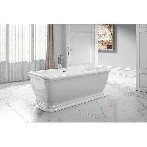 Charlotte Edwards Henley 1730 x 790mm Gloss White Freestanding Bath - Unbeatable Bathrooms