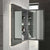 HiB Atrium Semi-Recessed LED Mirror Cabinet - Unbeatable Bathrooms