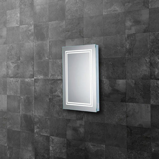 HiB Boundary LED Mirror with Charging Socket - Unbeatable Bathrooms