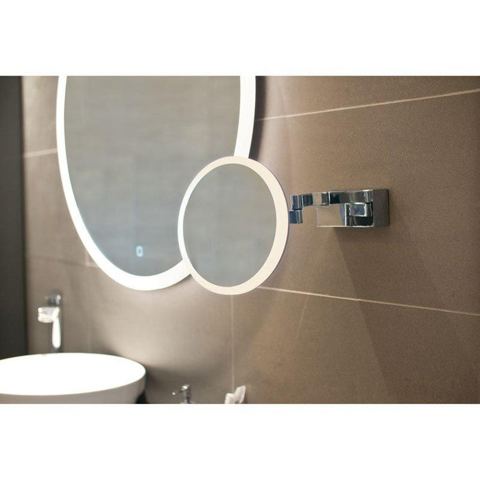 HiB Cirque LED Magnifying Mirror - Unbeatable Bathrooms