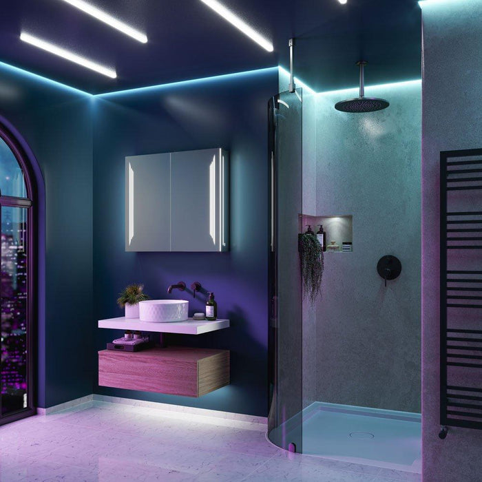 HiB Dimension LED Bluetooth Mirror Cabinet - Unbeatable Bathrooms