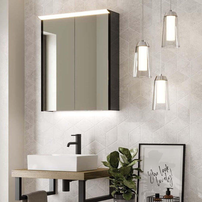 HiB Dusk Mirrored Cabinet - Unbeatable Bathrooms
