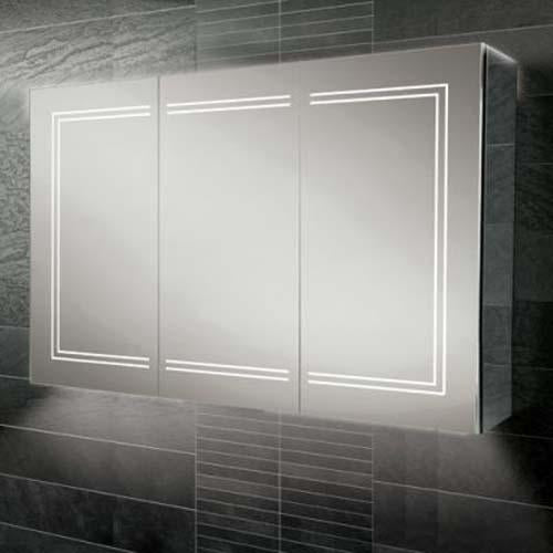 HiB Edge LED Mirror Cabinet - Unbeatable Bathrooms