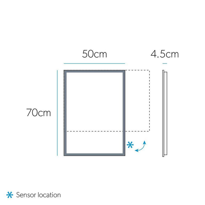 HiB Globe LED Ambient Mirror - Unbeatable Bathrooms