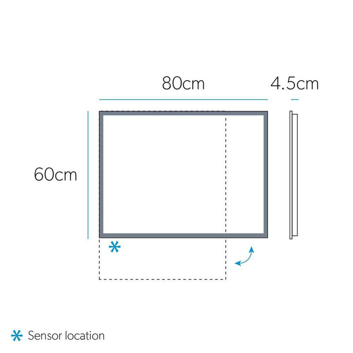 HiB Globe LED Ambient Mirror - Unbeatable Bathrooms