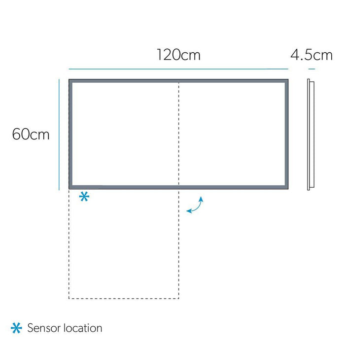 HiB Globe LED Ambient Mirror - Unbeatable Bathrooms