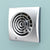 HiB Hush Fan, Wall or Ceiling Mounted - Matt Silver with Timer - Unbeatable Bathrooms