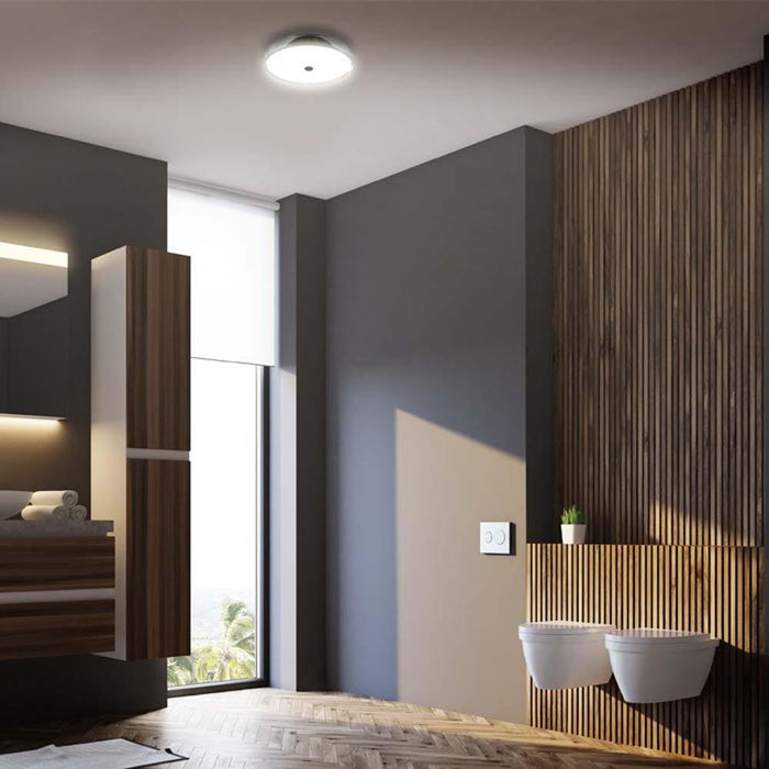 HiB Lumen Flush Ceiling Light - Unbeatable Bathrooms
