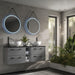 HiB Solstice Round LED Hanging Bathroom Mirror - Unbeatable Bathrooms