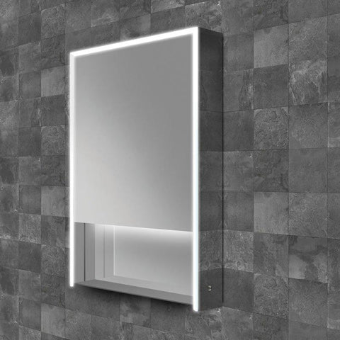 HiB Verve LED Mirror Cabinet with Shelf - Unbeatable Bathrooms