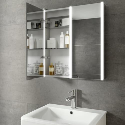 HiB Xenon LED Mirror Cabinet - Unbeatable Bathrooms