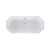 Carron Highgate 1700mm x 750mm Carronite Bath - white - Unbeatable Bathrooms