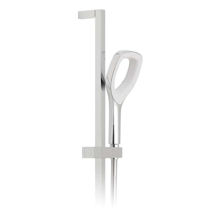 Vado Horizon Single Function Slide Rail Shower Kit with 60cm slide rail and 150cm shower hose - Unbeatable Bathrooms
