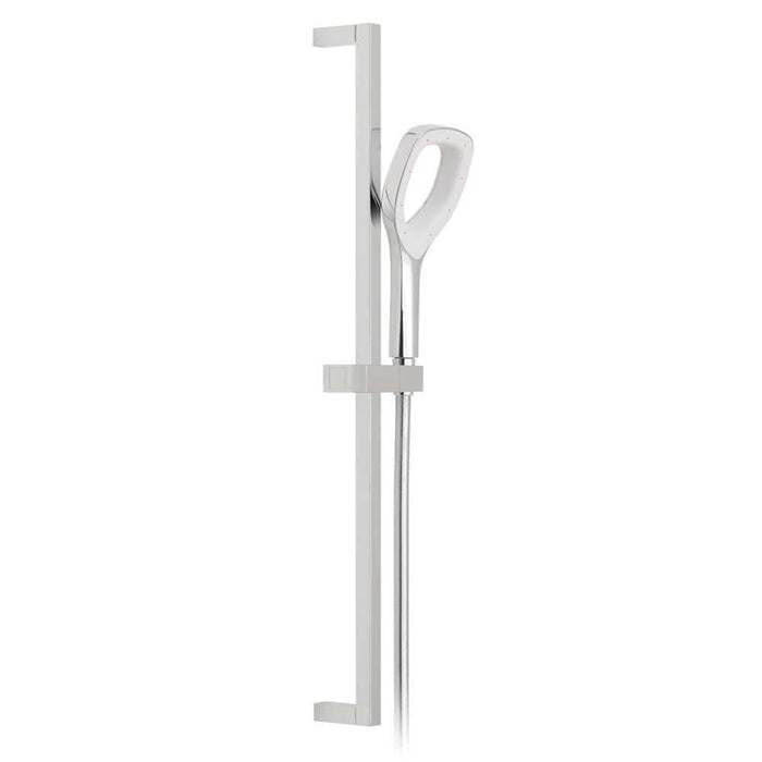 Vado Horizon Single Function Slide Rail Shower Kit with 60cm slide rail and 150cm shower hose - Unbeatable Bathrooms