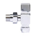 Hudson Reed Pure Square Radiator Valves Pack Angled pairs - Unbeatable Bathrooms