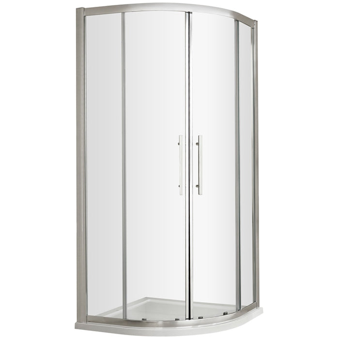 Hudson Reed Apex Quadrant Shower Enclosure with 2 Sliding Doors - Unbeatable Bathrooms