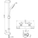 Ideal Standard Ceratherm T25 Exposed Thermostatic Shower Mixer Pack - Unbeatable Bathrooms