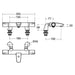 Ideal Standard Ceratherm T50 Exposed Thermostatic Bath Shower Mixer - Unbeatable Bathrooms