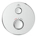 Ideal Standard Ceratherm Navigo Built-In Thermostatic 1 Outlet Round Shower Mixer - Unbeatable Bathrooms