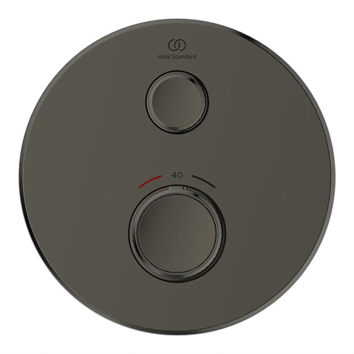 Ideal Standard Ceratherm Navigo Built-In Thermostatic 1 Outlet Round Shower Mixer - Unbeatable Bathrooms