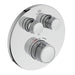 Ideal Standard Ceratherm Navigo Built-In Thermostatic 2 Outlet Round Shower Mixer - Unbeatable Bathrooms