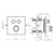 Ideal Standard Ceratherm Navigo Built-In Thermostatic 2 Outlet Square Shower Mixer - Unbeatable Bathrooms