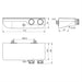 Ideal Standard Ceratherm S200 Exposed Thermostatic Shelf Shower Mixer Valve - Unbeatable Bathrooms