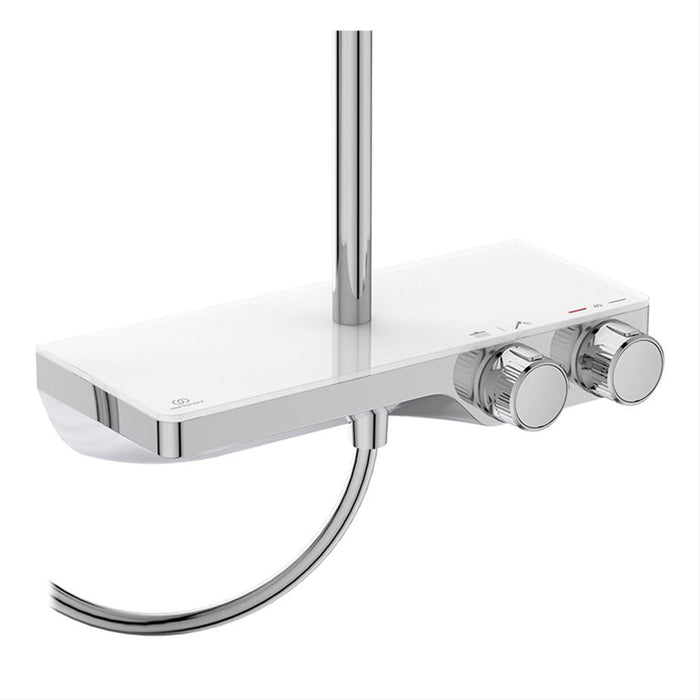 Ideal Standard Ceratherm S200 Exposed Thermostatic Shelf Shower System - A7331AA - Unbeatable Bathrooms