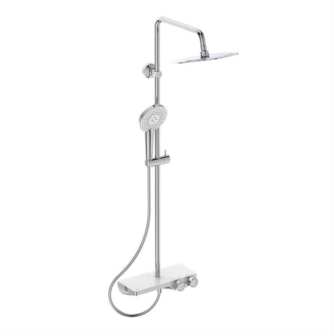 Ideal Standard Ceratherm S200 Exposed Thermostatic Shelf Shower System - A7331AA - Unbeatable Bathrooms