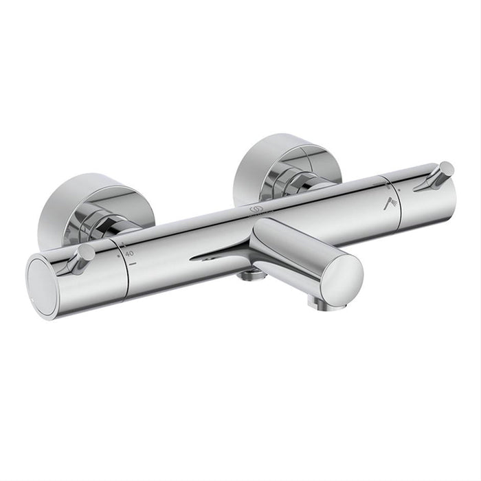 Ideal Standard Ceratherm T125 Exposed Thermostatic Wall Mounted Bath Shower Mixer - Unbeatable Bathrooms
