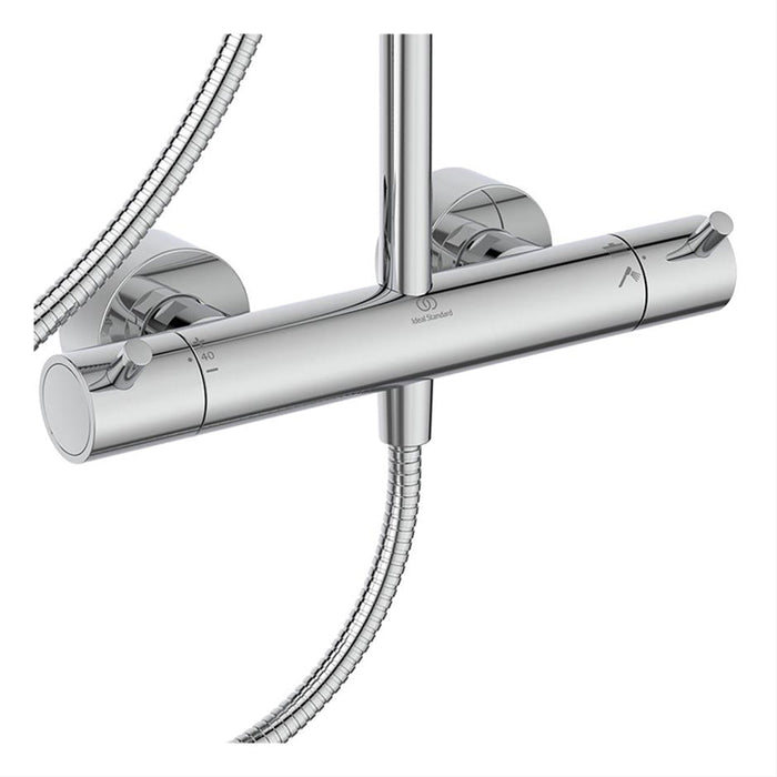 Ideal Standard Ceratherm T125 Exposed Thermostatic Shower System - Unbeatable Bathrooms