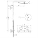 Ideal Standard Ceratherm T125 Exposed Thermostatic Shower System - Unbeatable Bathrooms