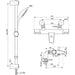 Ideal Standard Ceratherm T25 Exposed Thermostatic Rim Mounted Bath Shower Mixer - Unbeatable Bathrooms