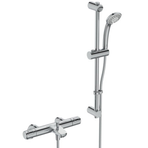 Ideal Standard Ceratherm T25 Exposed Thermostatic Rim Mounted Bath Shower Mixer - Unbeatable Bathrooms