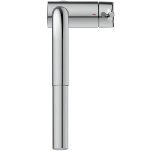 Ideal Standard Ceralook Single Lever L-Shape Spout Kitchen Mixer with Pull Out Spout - Chrome - Unbeatable Bathrooms