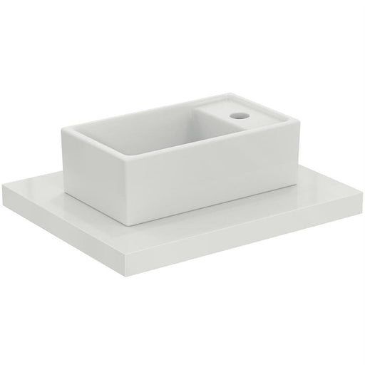 Ideal Standard i.Life S 37cm 1 Taphole Guest Vessel Basin without Overflow - Unbeatable Bathrooms