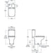 Ideal Standard i.Life A Close Coupled Toilet with Rimless+ Technology - Unbeatable Bathrooms
