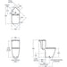 Ideal Standard i.Life S Compact Close Coupled Back To Wall Toilet with Rimless+ Technology - Unbeatable Bathrooms