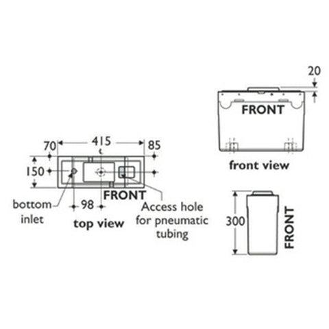 Ideal Standard i.Life A Back To Wall Toilet with Rimless+ Technology
