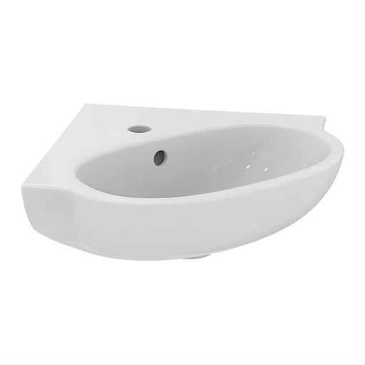 Ideal Standard Tesi 45cm Corner Handrinse Basin - 1 Taphole - Unbeatable Bathrooms